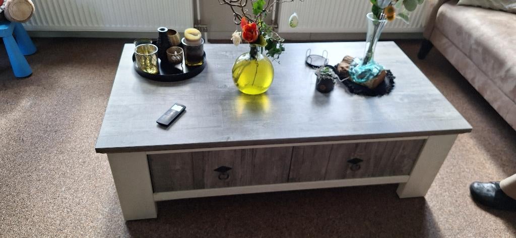 salontafel met twee lades gratis, Ophalen, Gebruikt, 100 tot 150 cm, 50 tot 100 cm