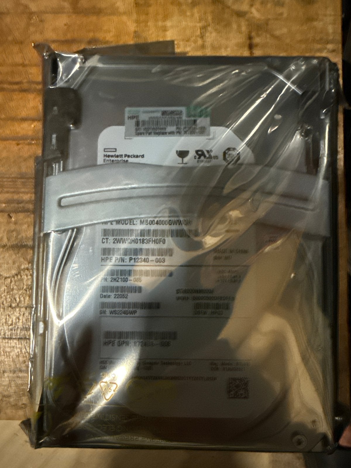 Nieuwe HPE - 4TB SAS Harde Schijf, Computers en Software, Intern, SAS, Server, HDD