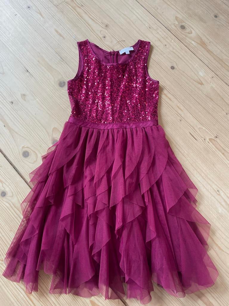 Jurk Charles Vögele mt 128, Ophalen of Verzenden, Zo goed als nieuw, Meisje, Jurk of Rok