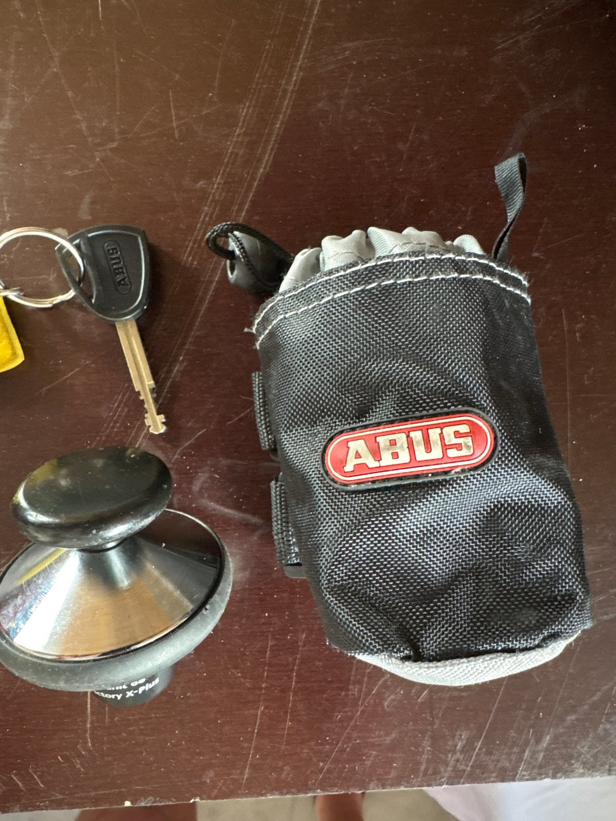 ABUS Granit 68 Victory X-Plus schijfremslot, Ophalen of Verzenden, Gebruikt