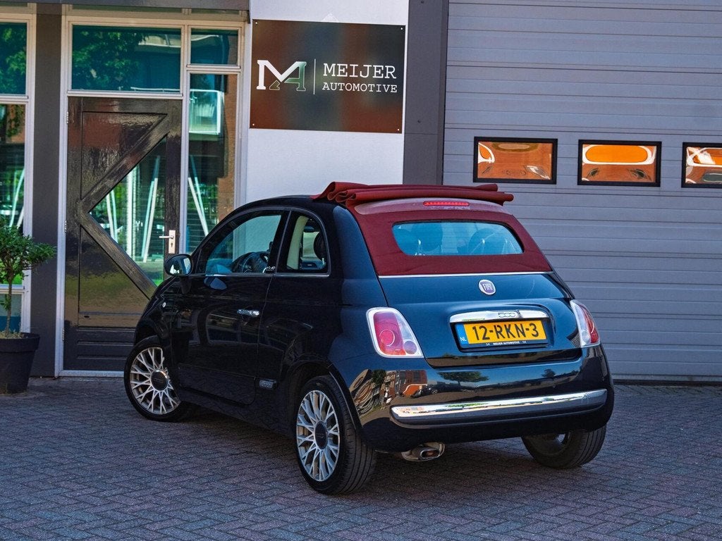 Fiat 500C 1.2 Rock|Aut.|Cabrio|Rood leder|PDC|Interscope|Air, Euro 5, Gebruikt, 1242 cc, 4 cilinders