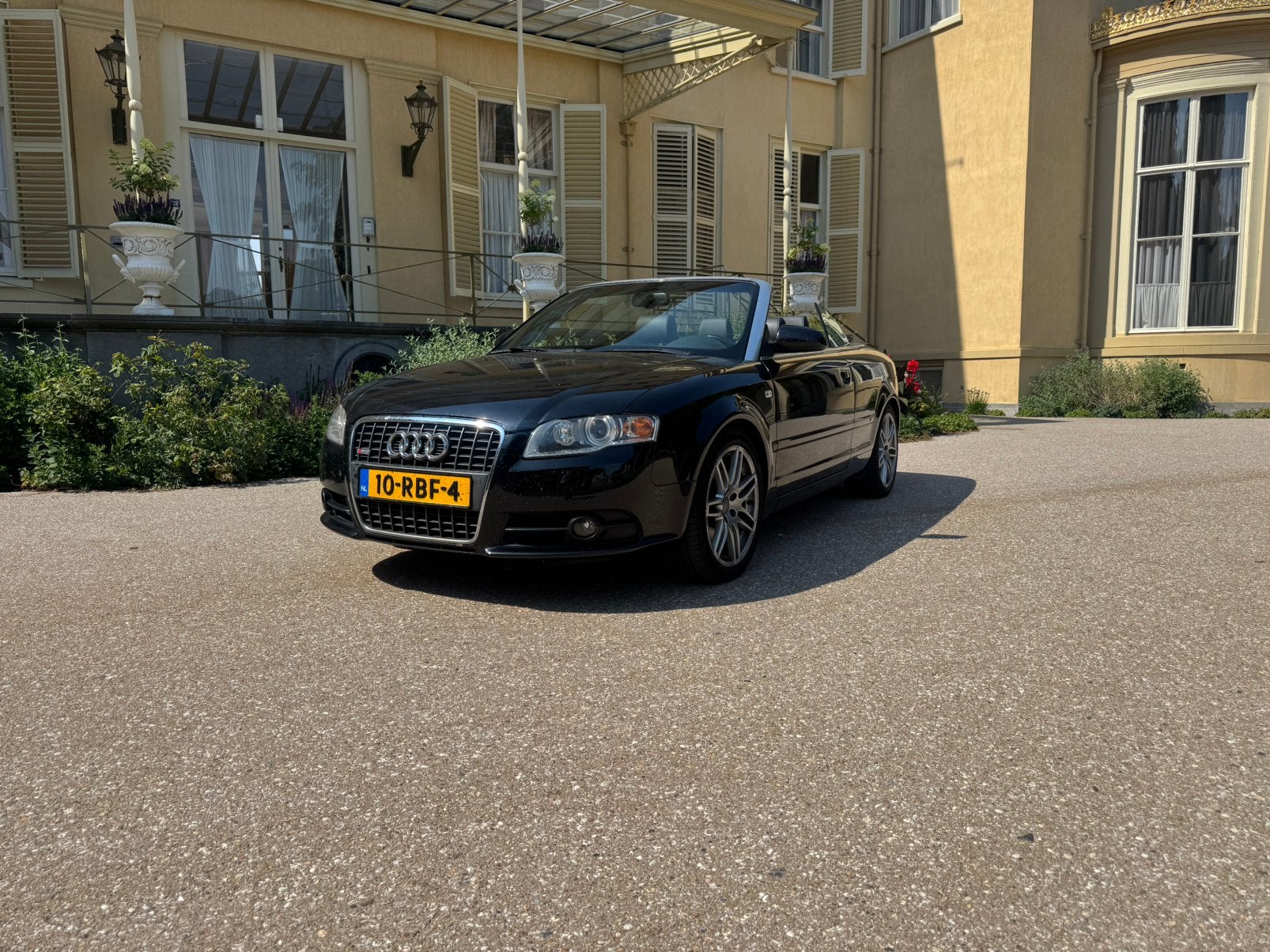 Audi A4 3.2 FSI 188KW Quattro Cabrio 2006 Zwart, Auto's, Audi, 1800 kg, Cabriolet, 4 stoelen, A4