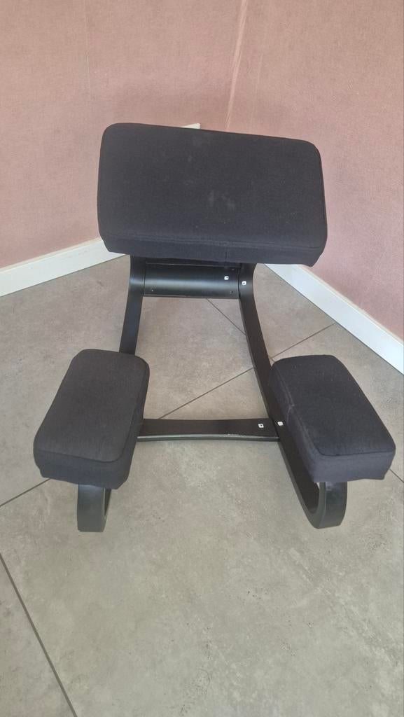Ergonomische kniestoel - Zwart, Ophalen, Gebruikt, Zwart, Ergonomisch