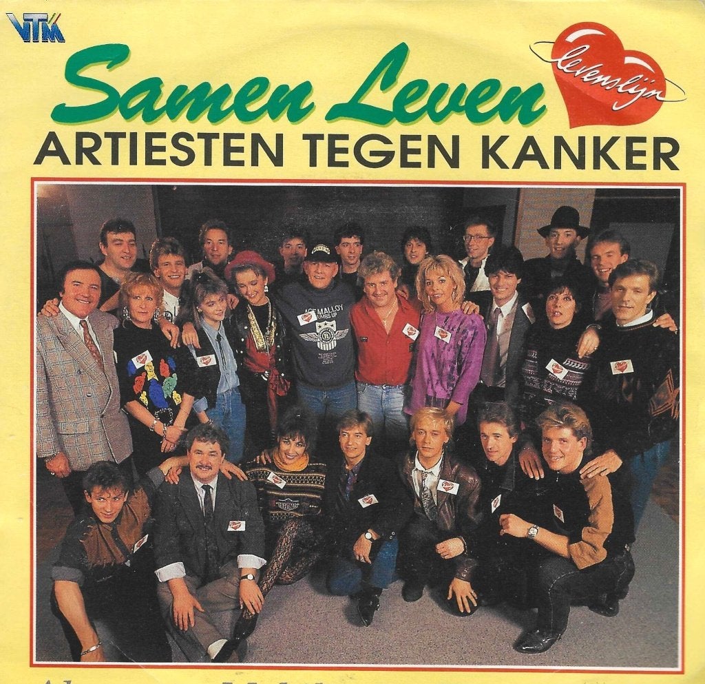 vinyl single       artiesten tegen Kanker, Ophalen of Verzenden, Gebruikt, Pop