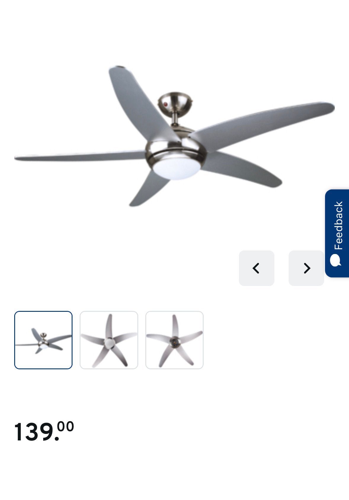 Plafond ventilator met zomer en winterstand., Ophalen of Verzenden, Zo goed als nieuw, Plafondventilator