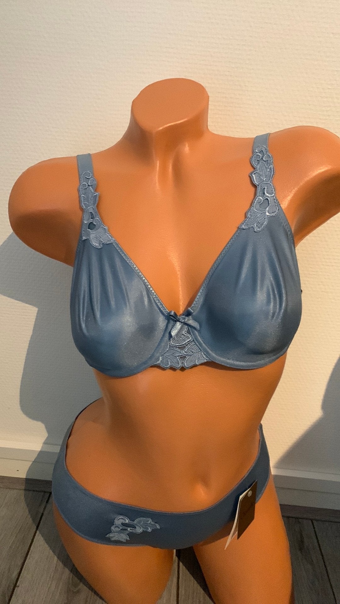 Chantelle hedona bh: 75B, 80B, 85B, 95B, 85C Slip:38,44, Kleding | Dames, Verzenden, Blauw, BH