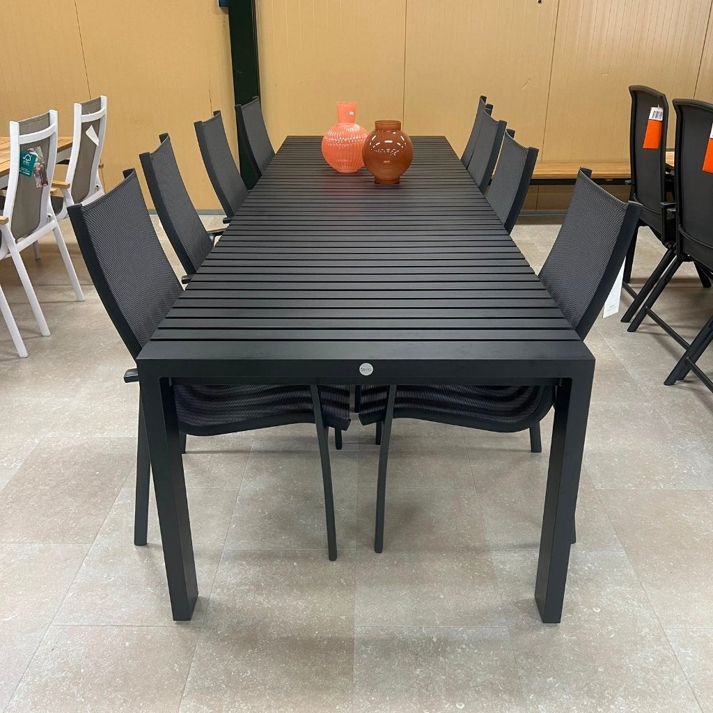 Lucca Rialto Tuinset | Uitschuifbaar | Showroommodel, Ophalen, Gebruikt, Aluminium, 8 zitplaatsen