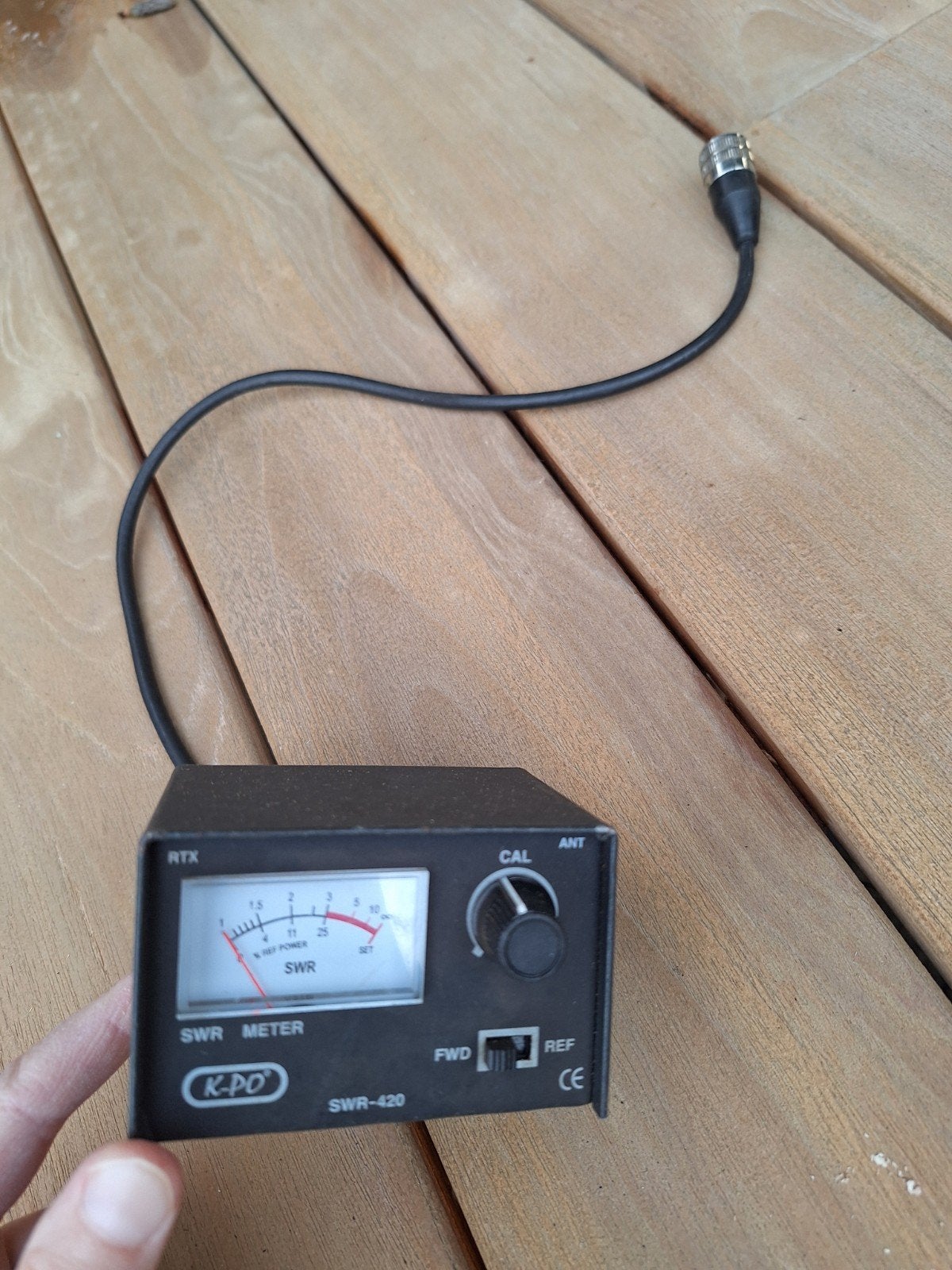 K-PO SWR-420 SWR Meter - gebruikt, Ophalen of Verzenden, Zo goed als nieuw, Zender en Ontvanger