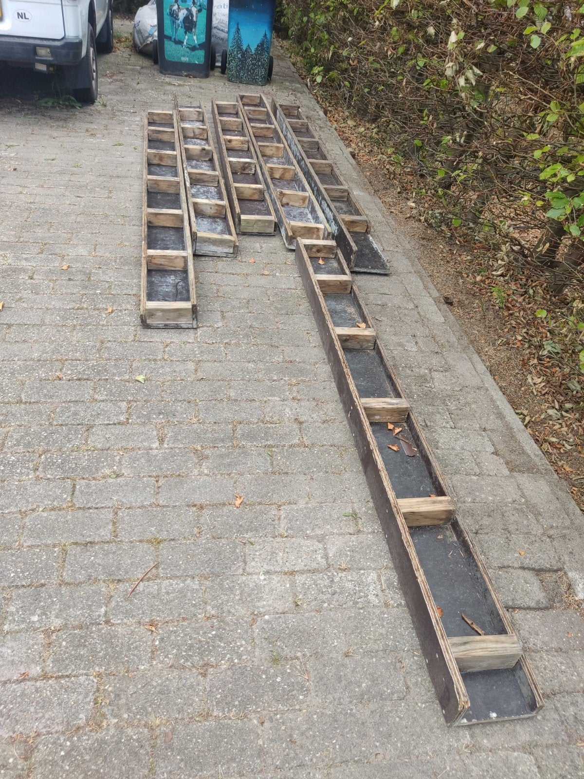 Gratis bekisting 6 stuks, Ophalen, Gebruikt, 2 tot 4 meter