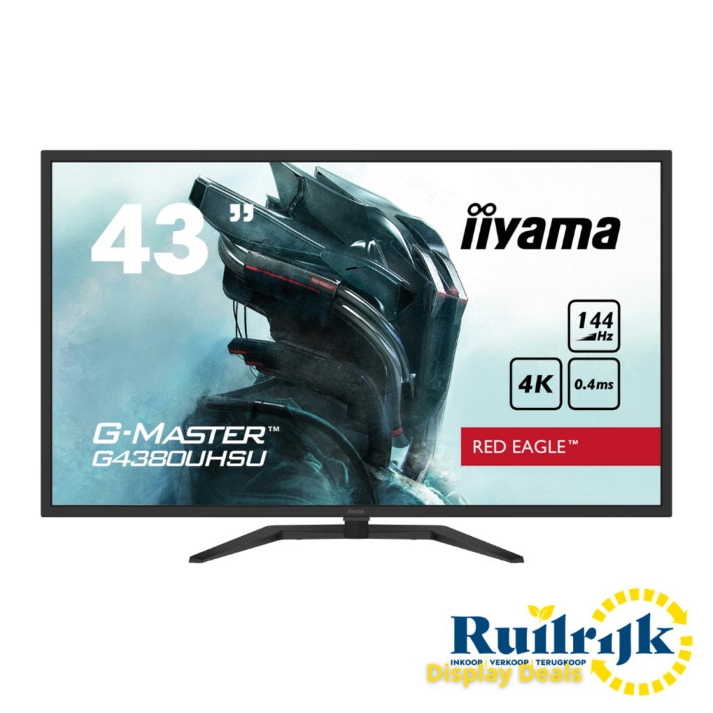 iiyama G4380UHSU Red Eagle 43 inch 4K IPS 144Hz Monitor -NEW, Iiyama, Nieuw, Support@iiyama.com, Iiyama International
3rd Floor, 44-45 Great Marlborough Street
London W1F 7JL
United Kingdom