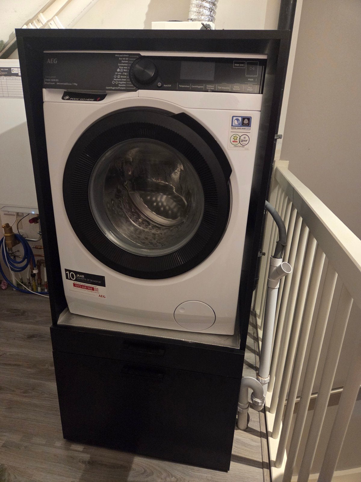Wasmachinekast 2 stuks, Huis en Inrichting, Ophalen, Gebruikt