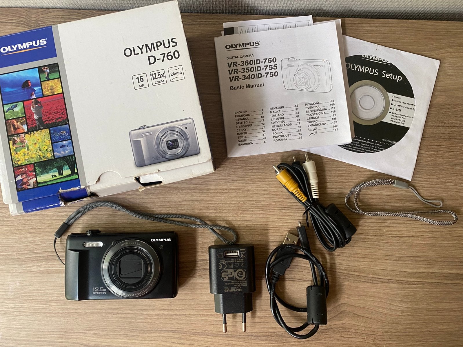 Olympus D-760 digitale compact camera, Ophalen, Gebruikt, Compactcamera, 8 keer of meer