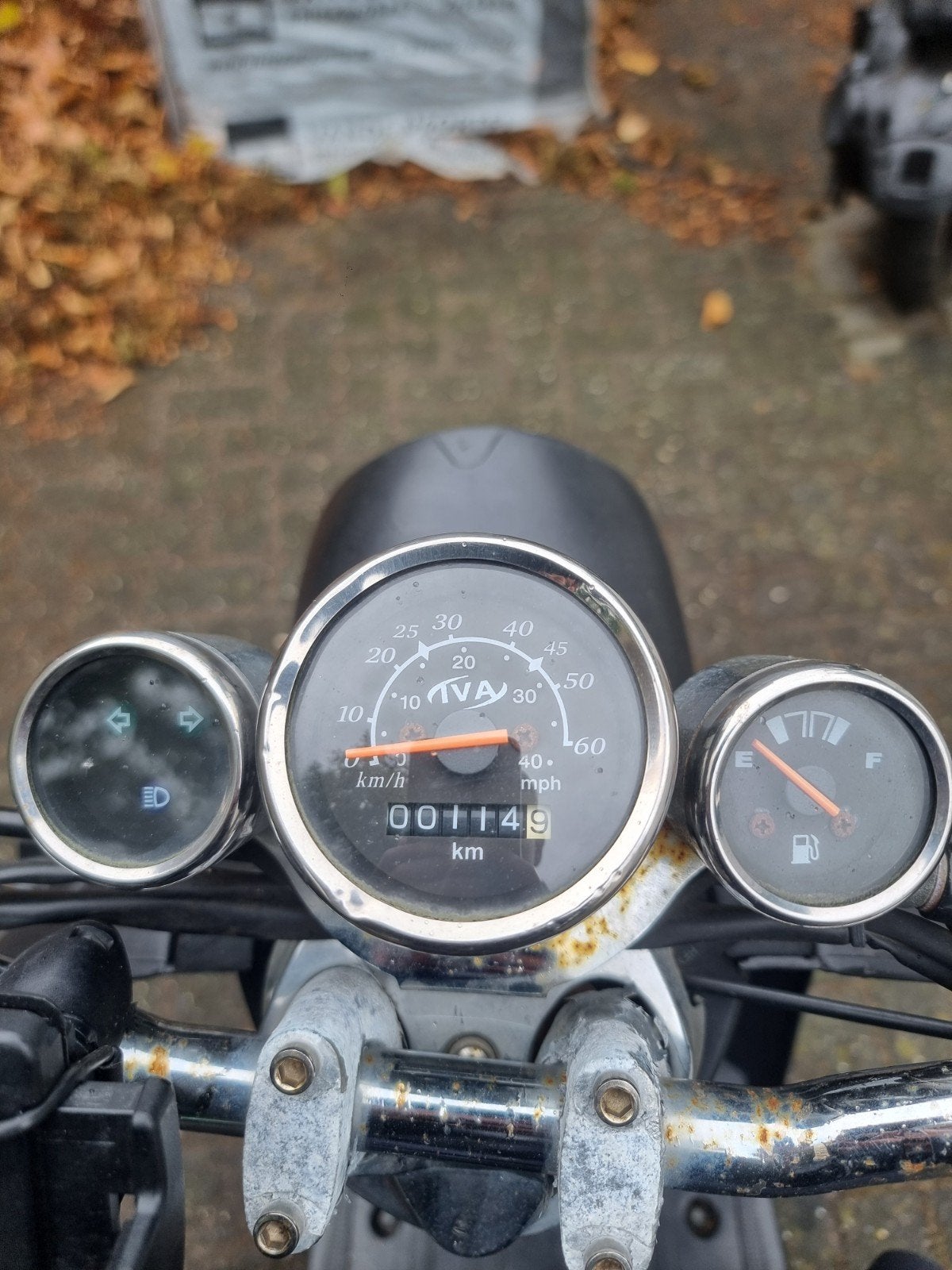 Scooter IVA - Mat Zwart - Weinig kilometers - geleplaat, Ophalen of Verzenden, Gebruikt, Benzine, Overige merken
