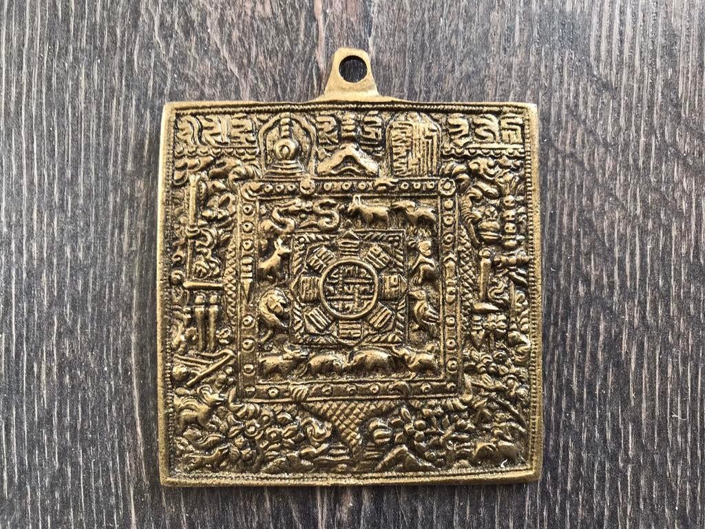 Tibetaanse talisman amulet zodiac Chinese dierenriem, Ophalen of Verzenden