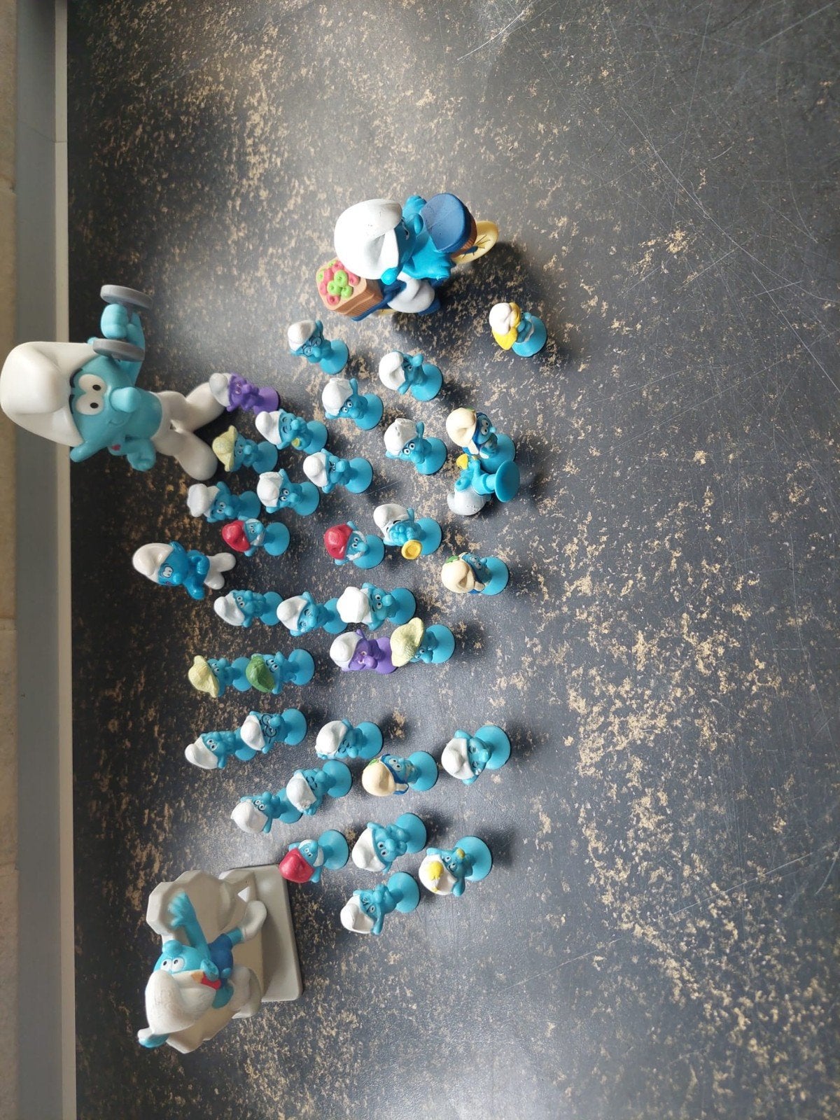 smurfen poppetjes, Ophalen of Verzenden, Zo goed als nieuw, Poppetje, Figuurtje of Knuffel