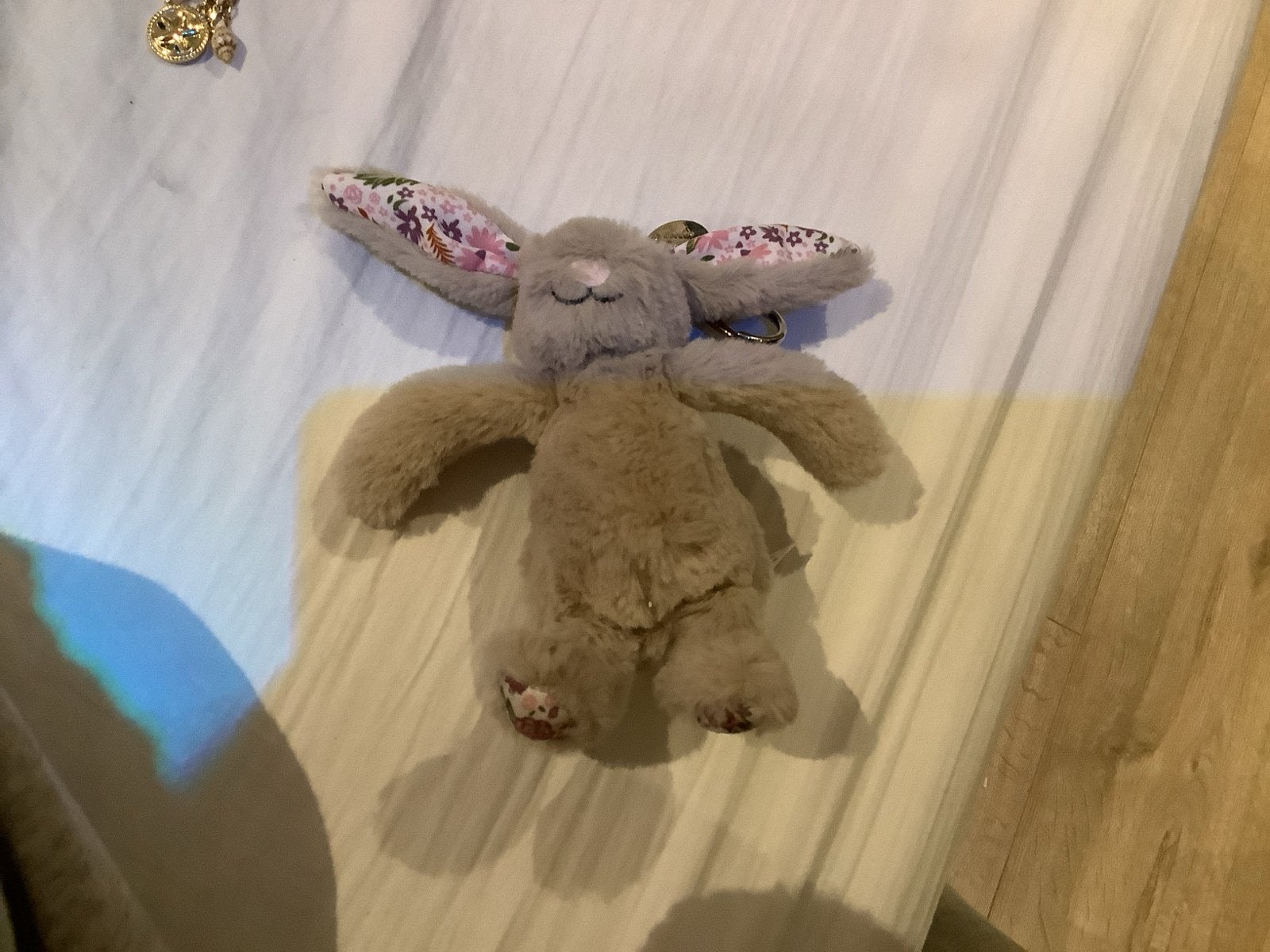 Jellycat Konijn Sleutelhanger - Zacht en Schattig, Ophalen, Zo goed als nieuw, Dier of Natuur