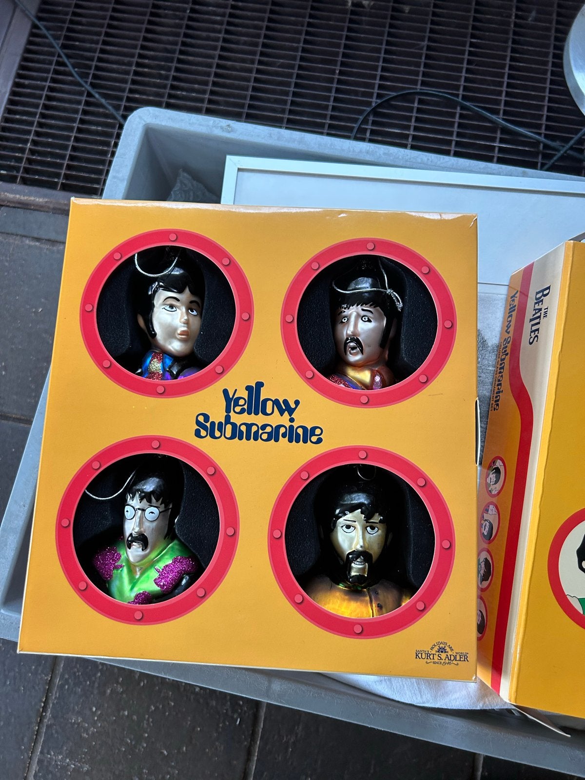 The Beatles Yellow Submarine Kerst Ornamenten Set, Ophalen of Verzenden, Nieuw