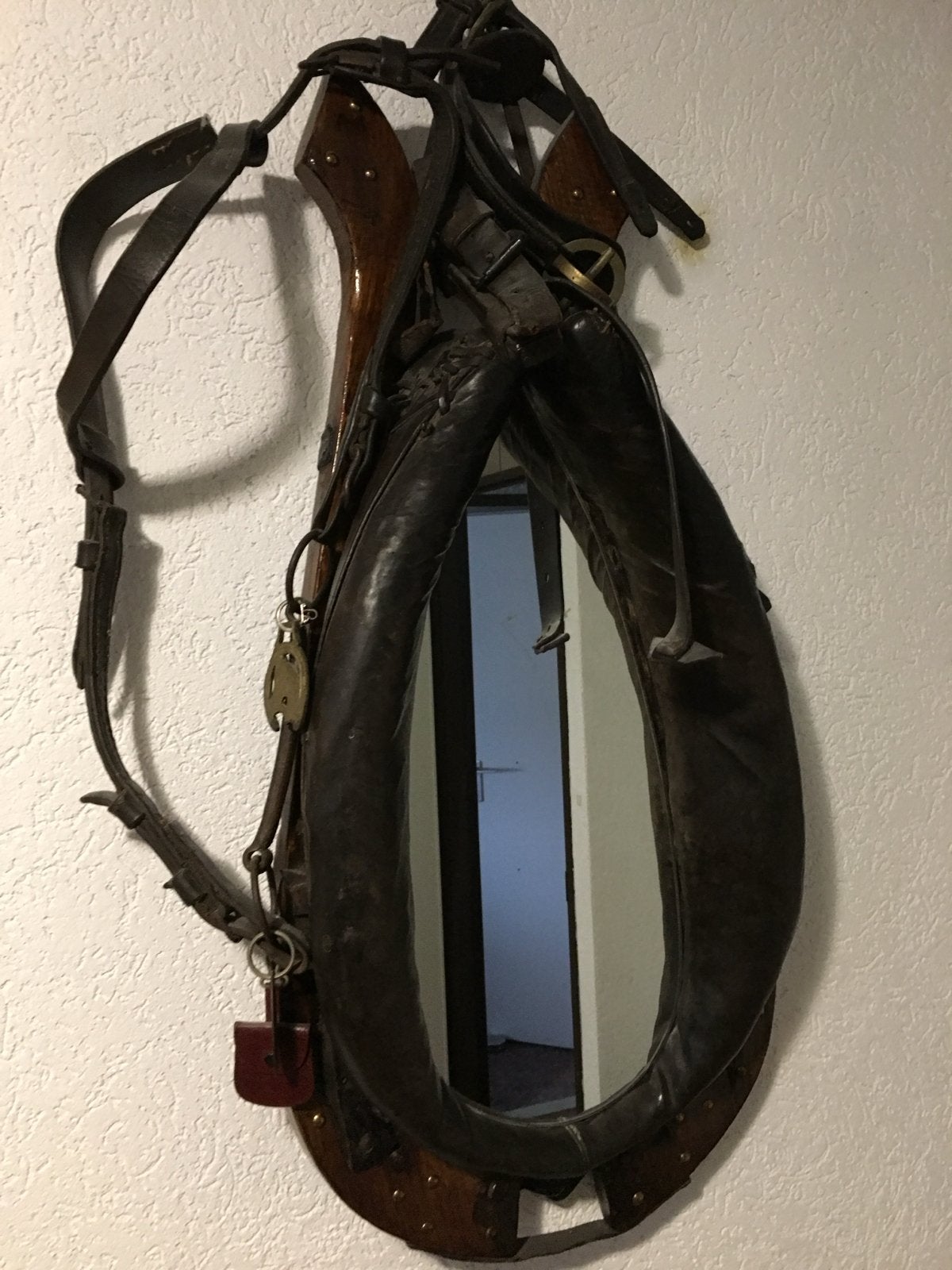 Antiek paardentuig met spiegel, Antiek en Kunst, Ophalen