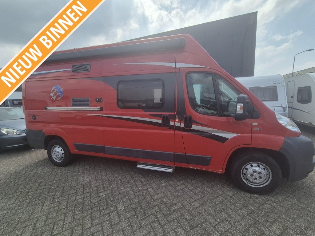 Knaus Boxstar Solution 4 Family 110.000 km 34000,-, Caravans en Kamperen, Buscamper of Camperbus, Ringverwarming, Fiat, Treinzit