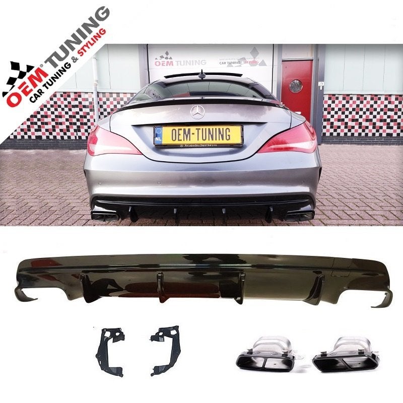 CLA45 Style Diffuser C117/X117 | 13‑16 | Hoogglans Zwart