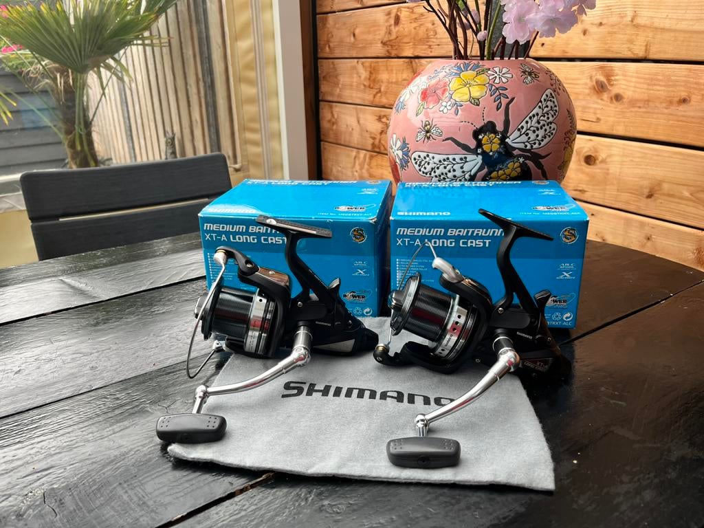 Shimano XT-A MEDIUM BAITRUNNER, Watersport en Boten, Ophalen, Zo goed als nieuw, Molen