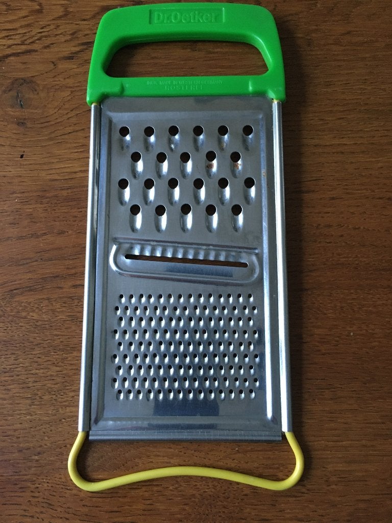 Rasp 'Grof en Fijn' Merk: "Dr. Oetker" Jaren 70 als Nieuw, Ophalen of Verzenden, Zo goed als nieuw