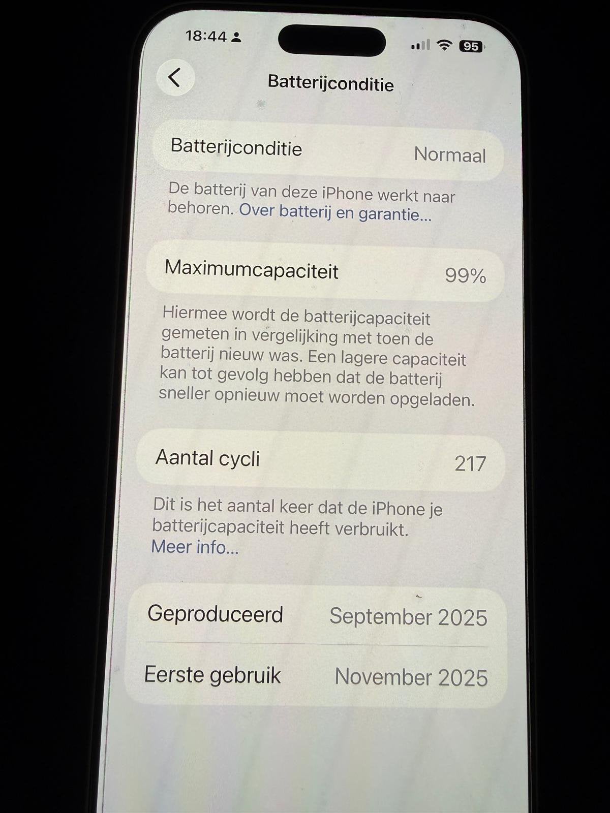 Foto 8 van Iphone 17 pro Max 256GB wit