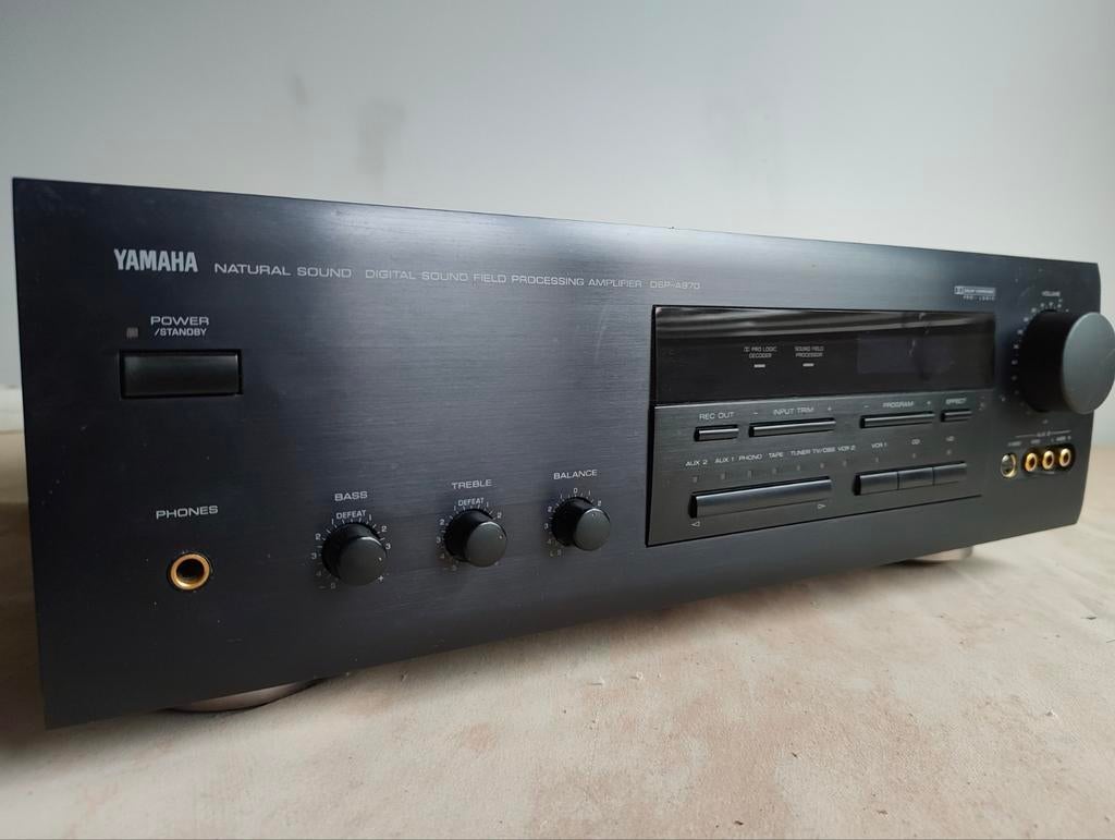 Yamaha AV Amplifier DSP-A970 Top Geluidskwaliteit!, Gebruikt, Yamaha, Ophalen of Verzenden, 60 tot 120 watt