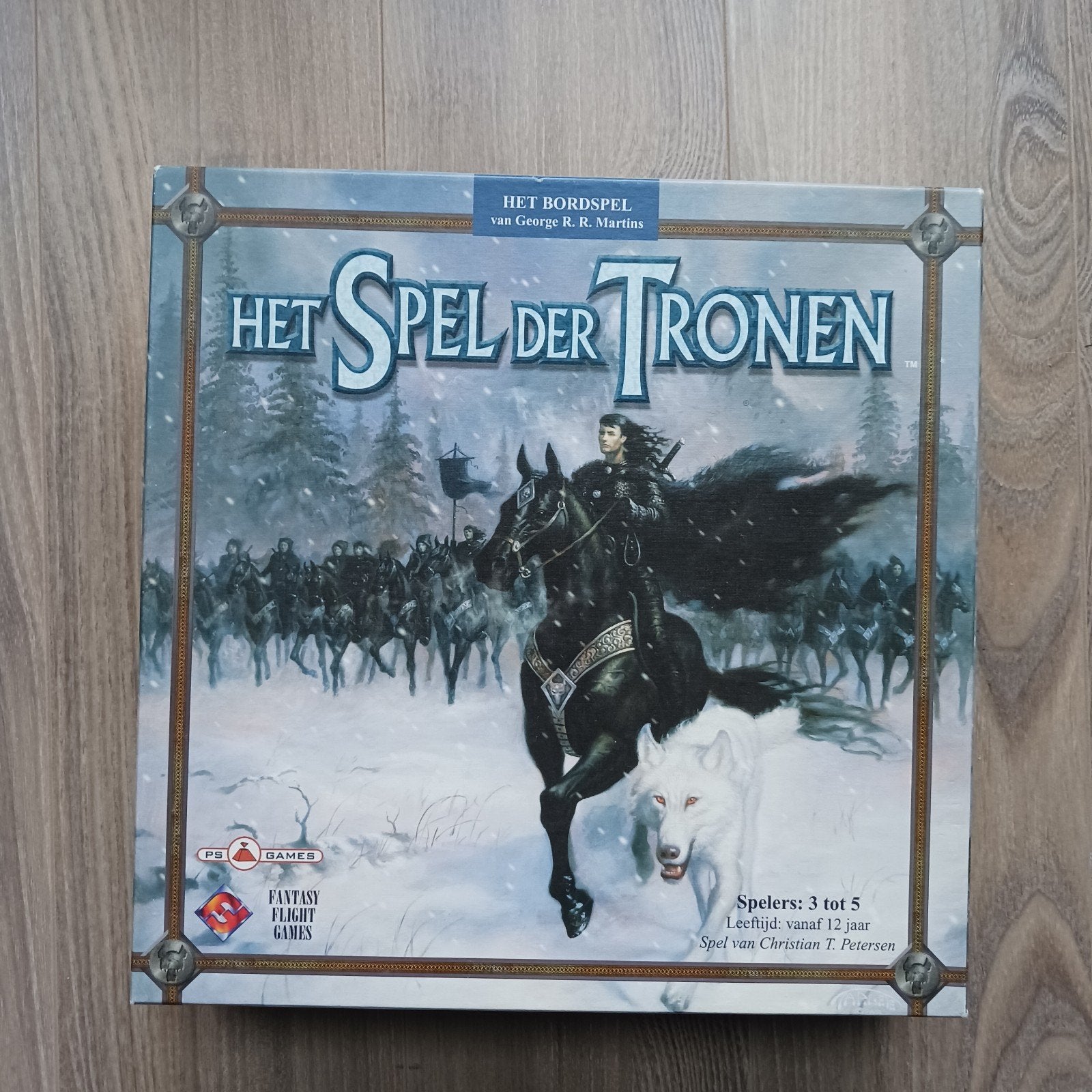 Nr 4) Het Spel der Tronen Bordspel van George R.R. Martin, Drie of vier spelers, Ophalen of Verzenden, Gebruikt, Fantasy Flight Games