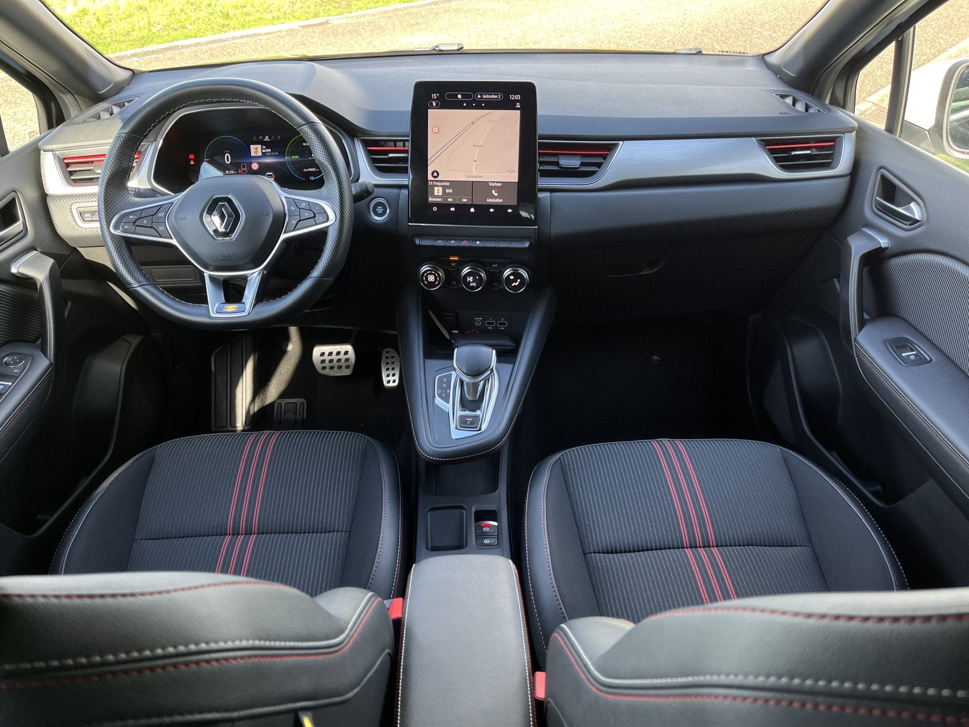 Renault Captur 1.6 E-Tech Hybrid 145PK R.S. Line / Camera /, Auto's, Stof, Gebruikt, 4 cilinders, Overige brandstoffen