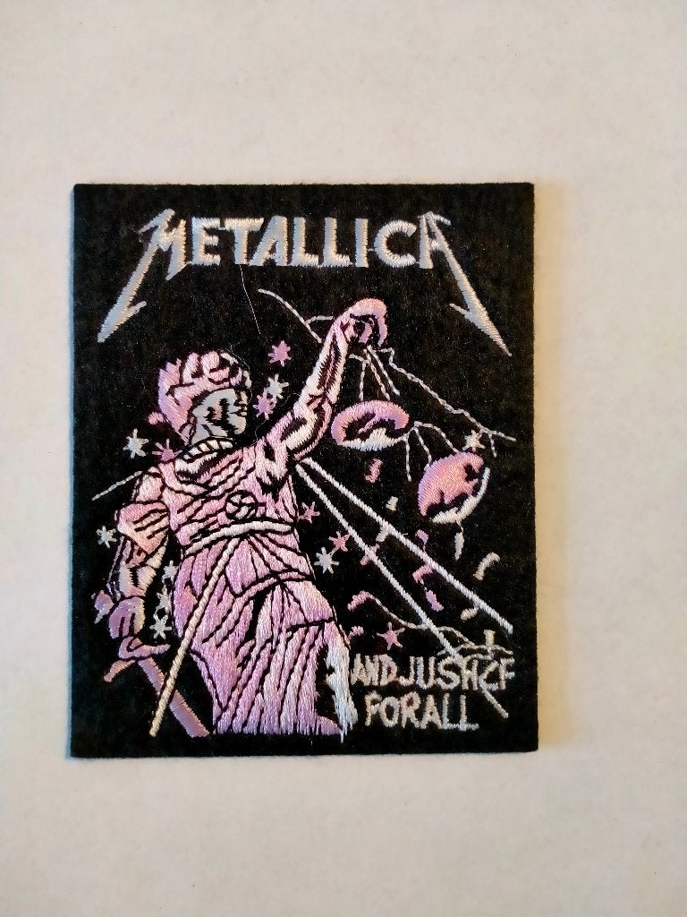 Metallica and Justice muziek metal hardrock kleding patch, Ophalen of Verzenden, Zo goed als nieuw, Kleding
