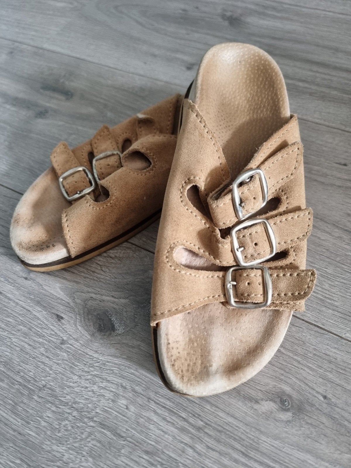 Dames leren orthopedisch sandalen Scholl, maat 37 (UB1), Ophalen of Verzenden, Zo goed als nieuw, Sandalen of Muiltjes