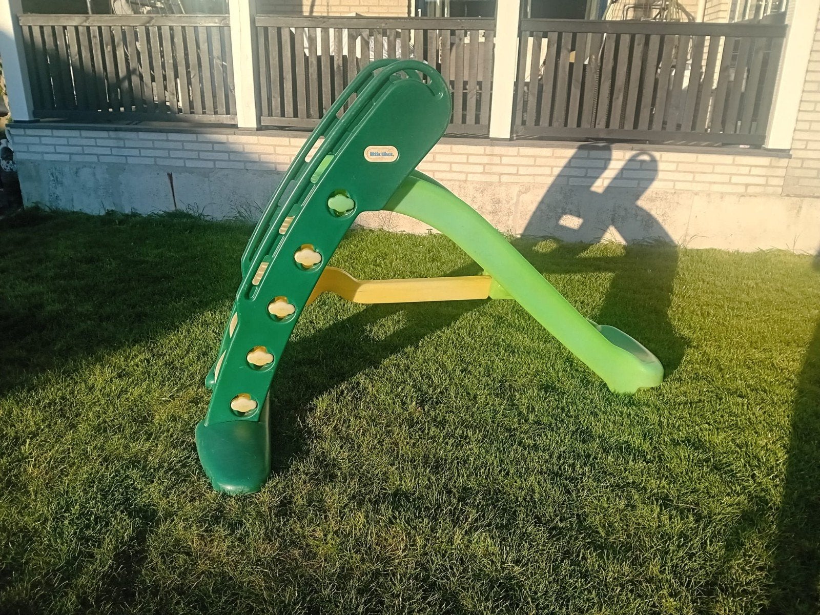 Little Tikes Glijbaan - Groen/Geel, Ophalen, Gebruikt, Glijbaan