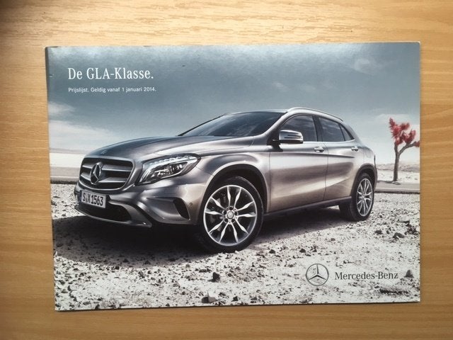 Mercedes-Benz       GLA-Klasse   Prijslijst   01-2014, Boeken, Zo goed als nieuw, Mercedes-Benz, Mercedes, Ophalen of Verzenden