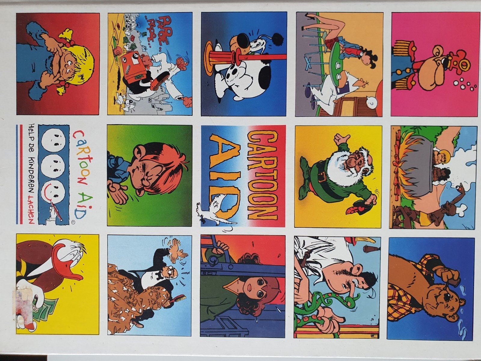 Cartoon Aid: Help de Kinderen Lachen - Stripboek, Boeken, G. Cooke, Eén stripboek, Ophalen of Verzenden, Zo goed als nieuw