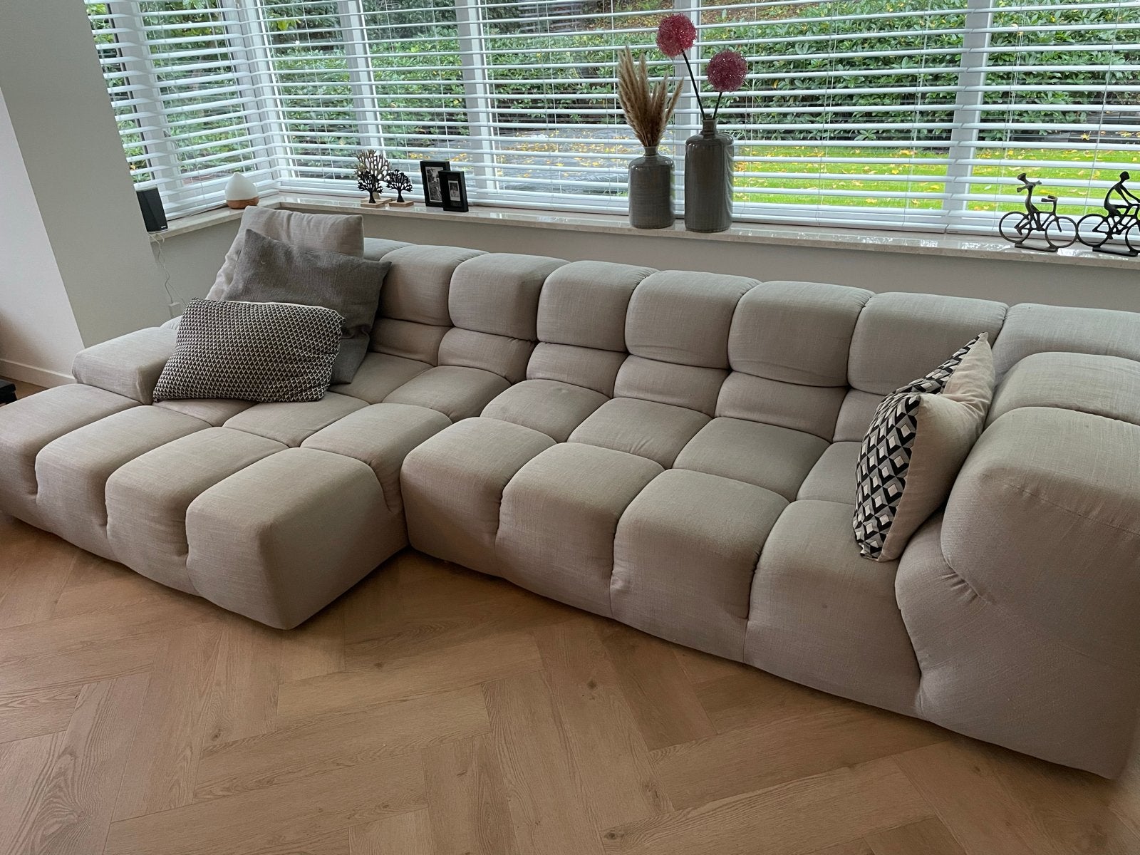 Tufty-Time B&B Italia, Gebruikt, 100 tot 125 cm, Hoekbank, 300 cm of meer