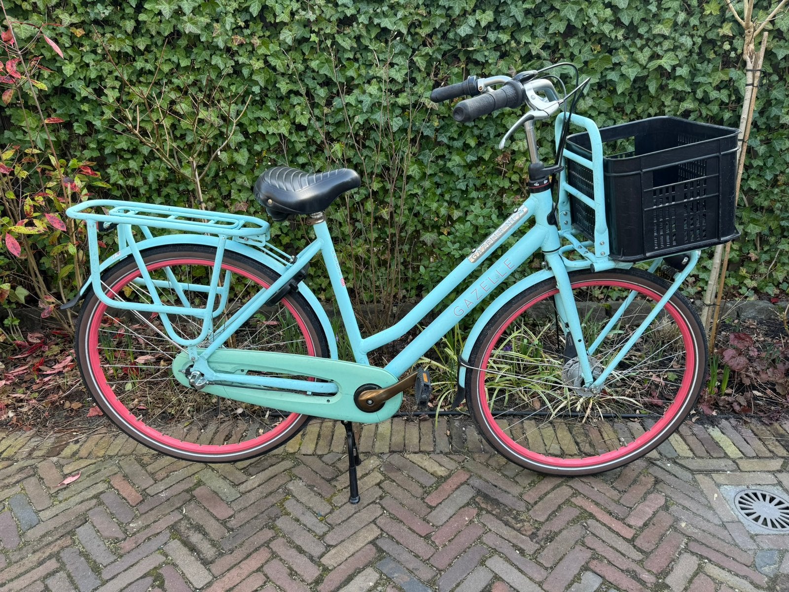 Gazelle “Heavy Duty” transportfiets, 3v, Ophalen, 53 tot 56 cm, Versnellingen, Zo goed als nieuw