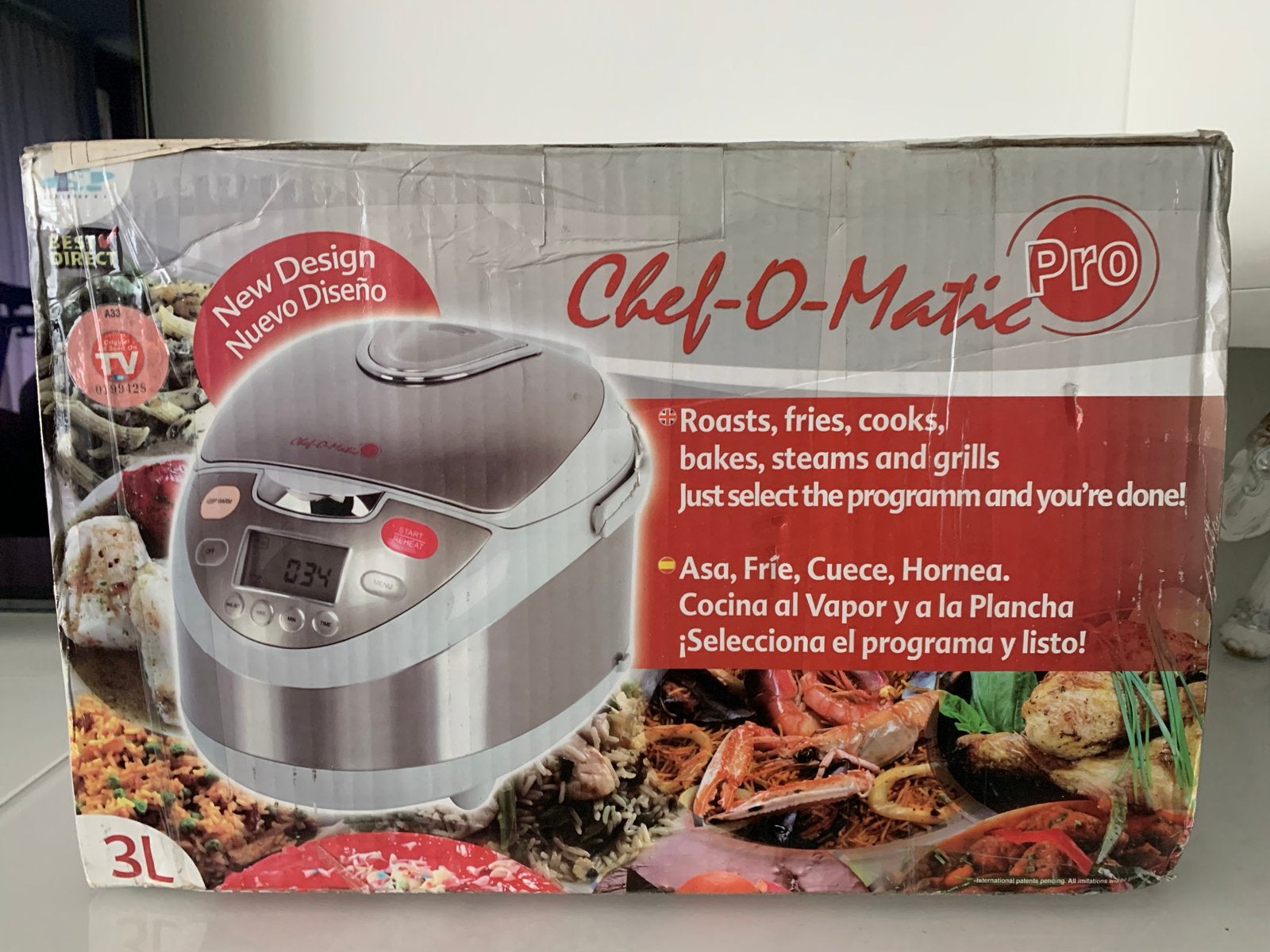 Chef-O-Matic Pro Multicooker - Nieuw in doos, Ophalen of Verzenden, Nieuw