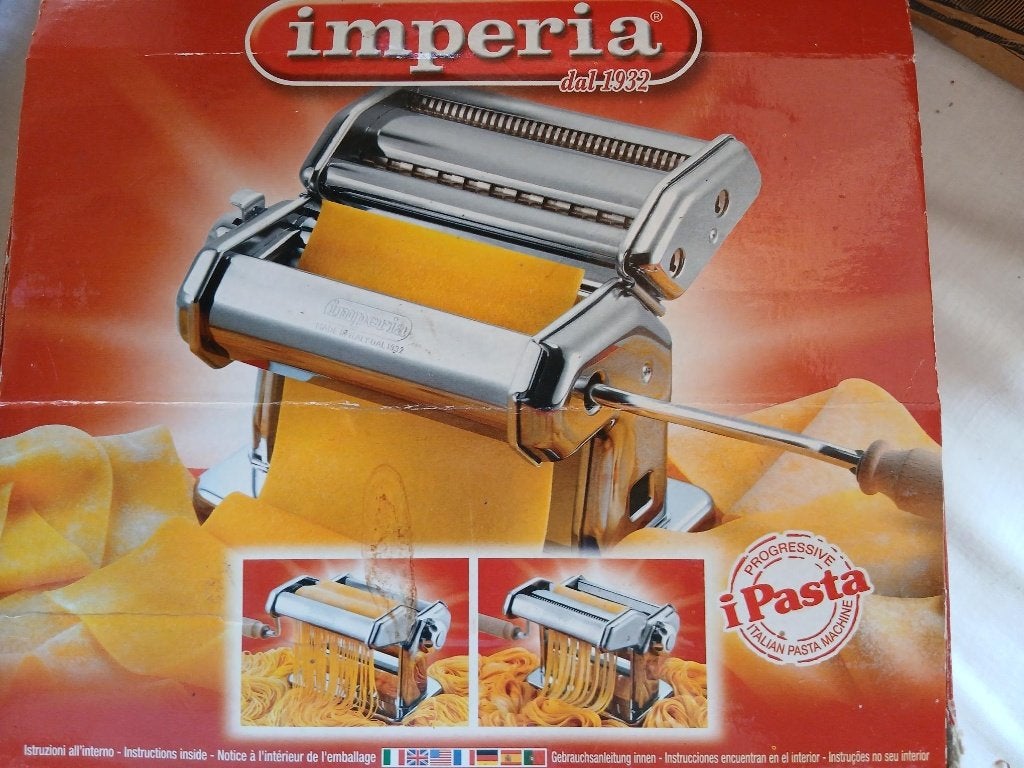 Imperia machine om zelf heerlijke pasta te maken, Zilver, Ophalen of Verzenden, Metaal, Overige typen