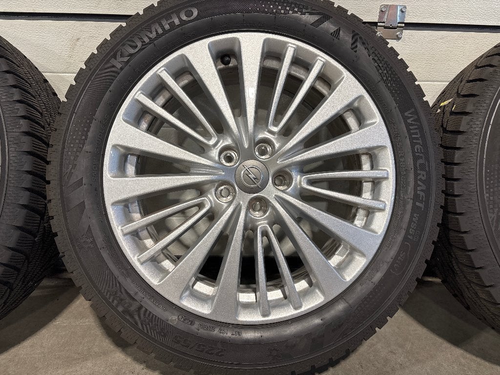 18" org. opel kumho winterbanden st. 5 x 108 nieuwstaat!!, Auto-onderdelen, Ophalen, 18 inch, Gebruikt, Banden en Velgen