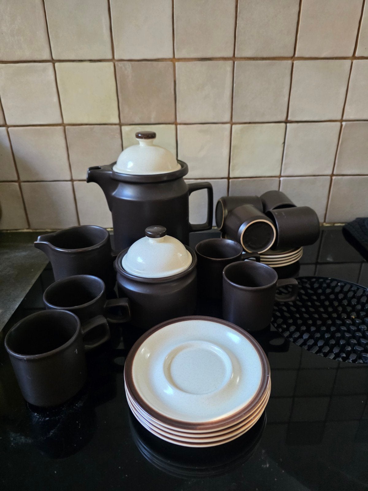 vintage koffie servies doverstone staffortshire, Ophalen of Verzenden