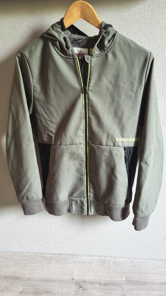 Vingino softshell jaa 176, groen, Ophalen, Zo goed als nieuw, Vingino, Jongen