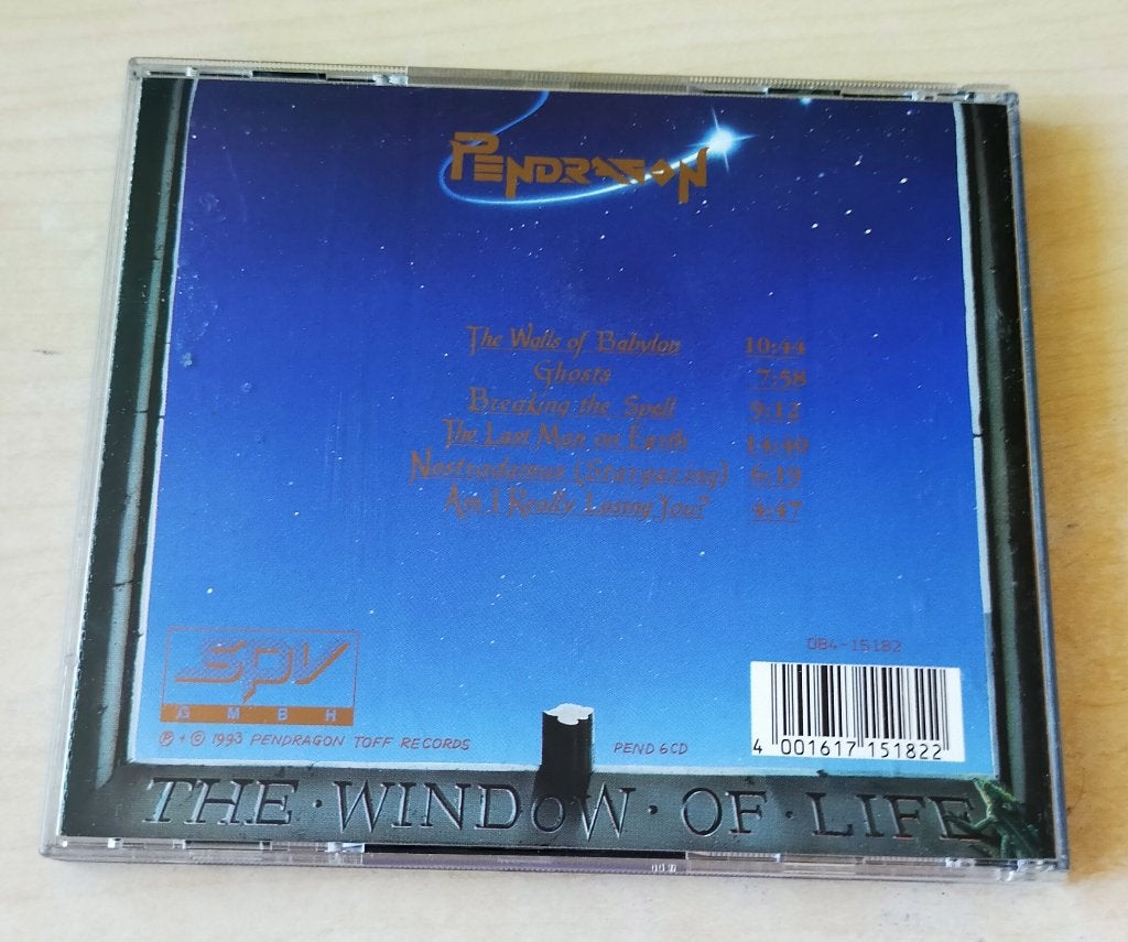 Pendragon - The Window Of Life CD 1993 Prog, Cd's en Dvd's, Ophalen of Verzenden, Gebruikt