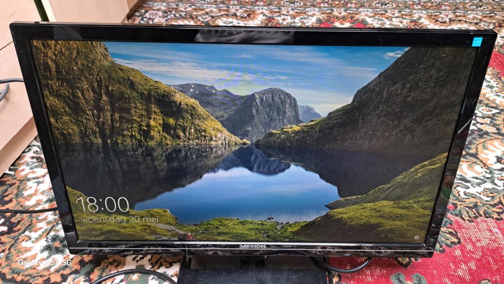 Medion monitor 23,6 inch, Ophalen, Full HD, 60 Hz of minder, LED