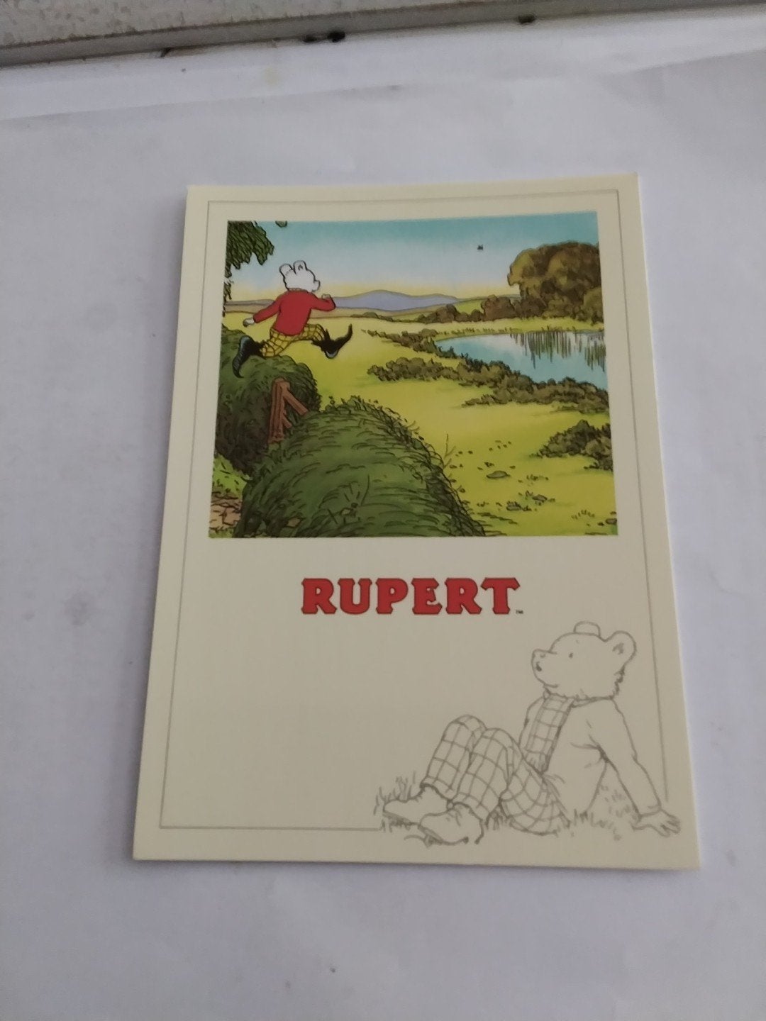 Vintage Rupert de Beer Ansichtkaart - Ongelopen, Verzamelen, Ophalen of Verzenden, 1980 tot heden
