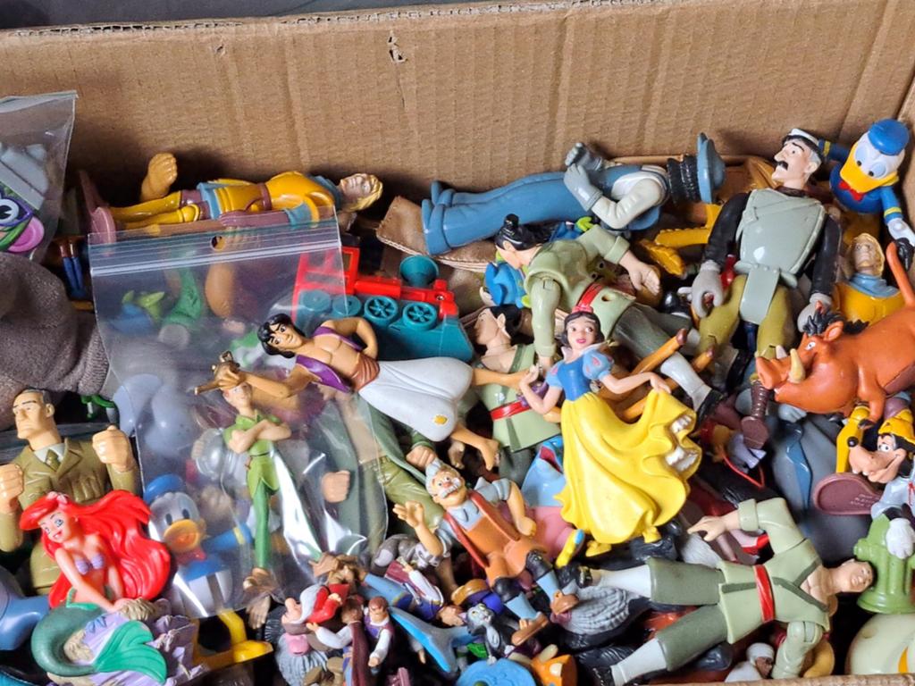 Grote partij disney figuren 155 stuks, Verzenden, Disney, Belle, Poppetjes