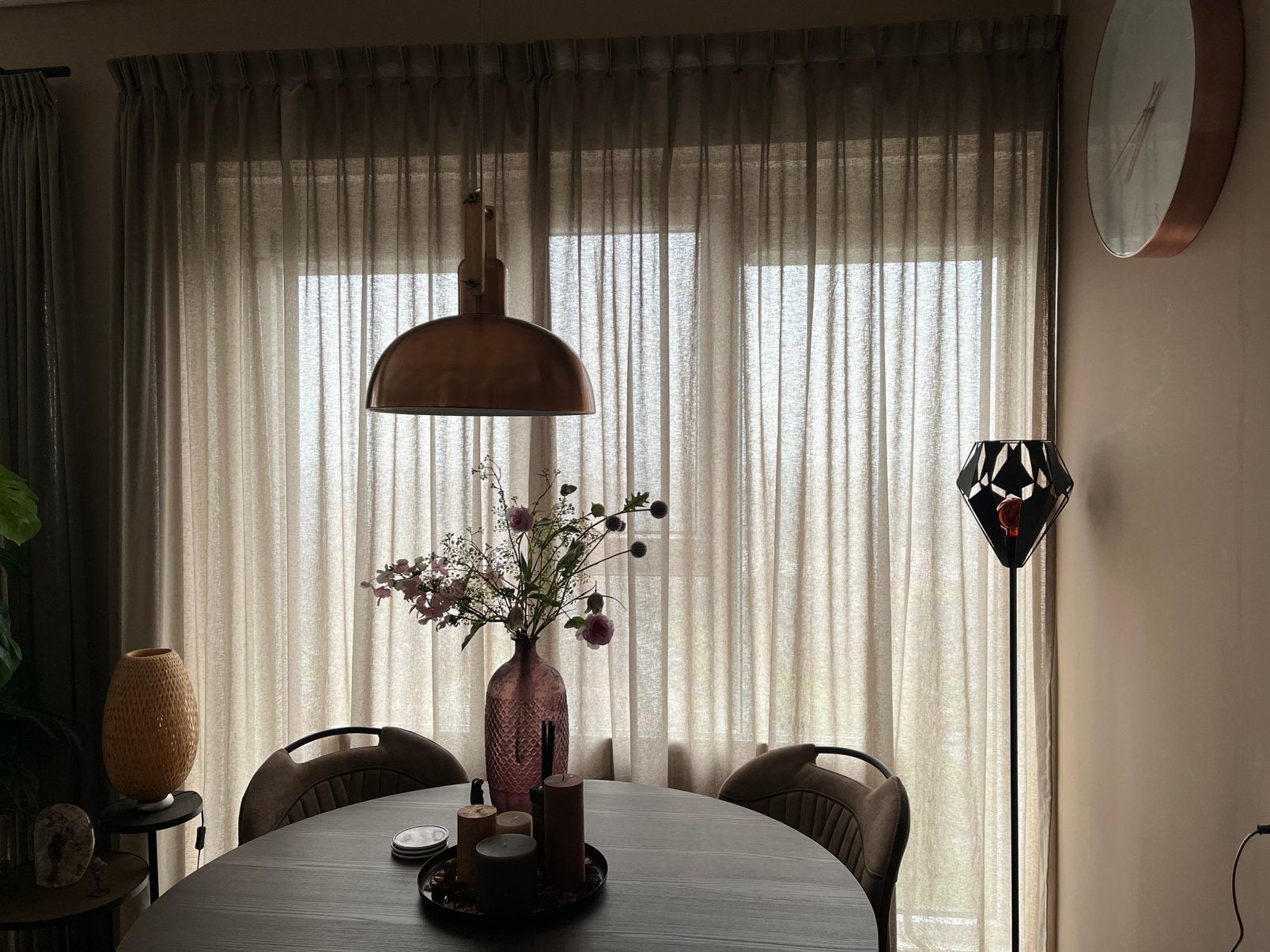 Inbetween gordijnen, Huis en Inrichting, Stoffering | Gordijnen en Lamellen, Kwantum, Ophalen, Zo goed als nieuw