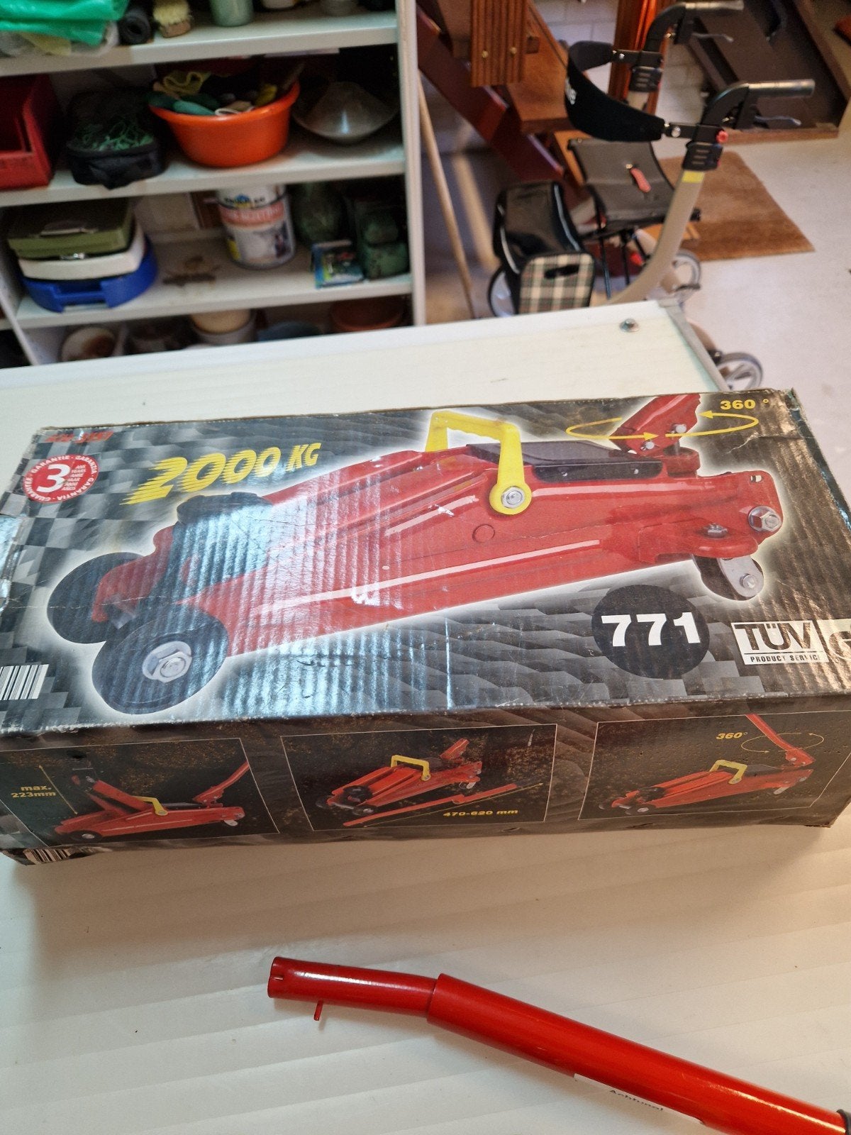 Garagekrik 2000 KG - Zo goed als nieuw, Auto diversen, Ophalen, Zo goed als nieuw, Hydraulisch, Garagekrik