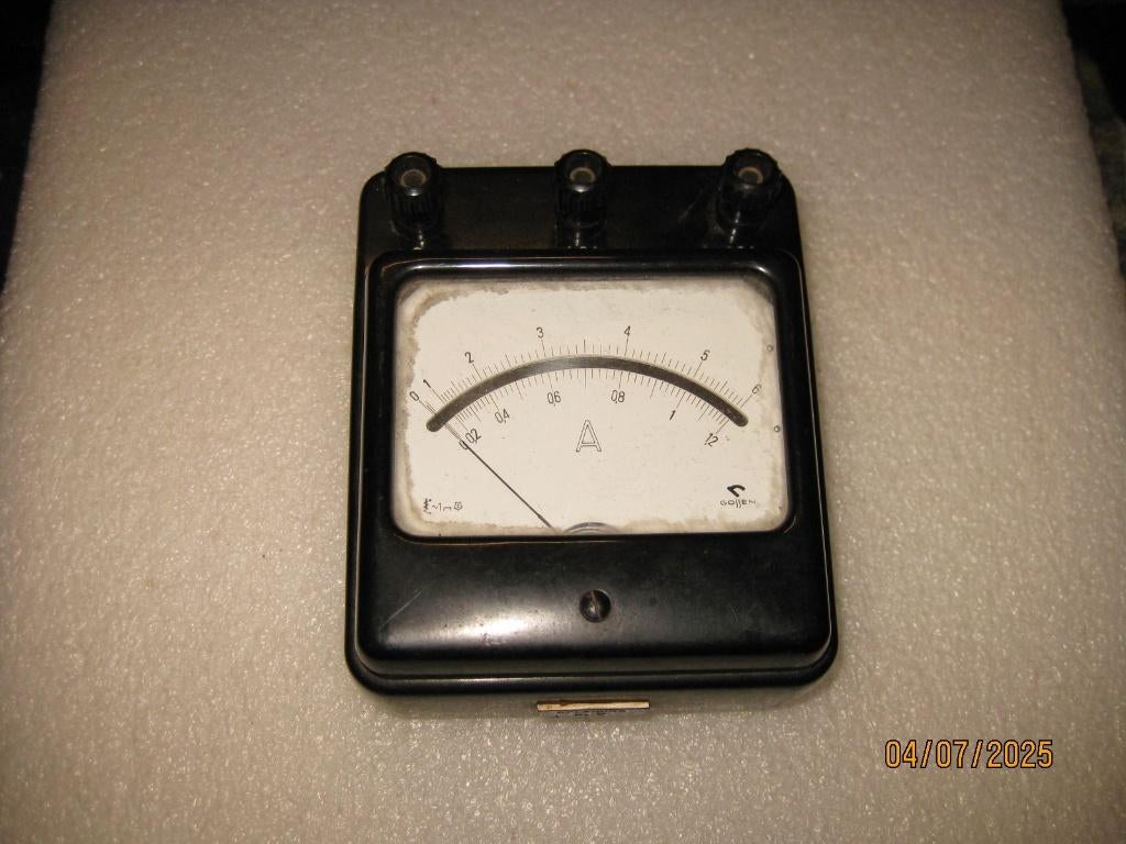 amperemeter, Ophalen, Gebruikt