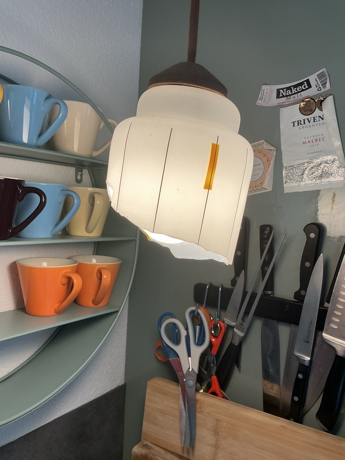 GEZOCHT hanglamp van opaal glas dessin uit je jaren vijftig, Ophalen of Verzenden, Gebruikt, Glas, E27 (groot)